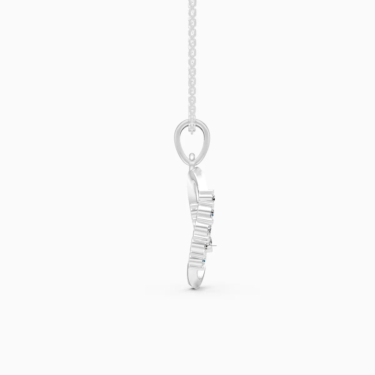 Modern Orbit Lab Grown Diamond Pendant