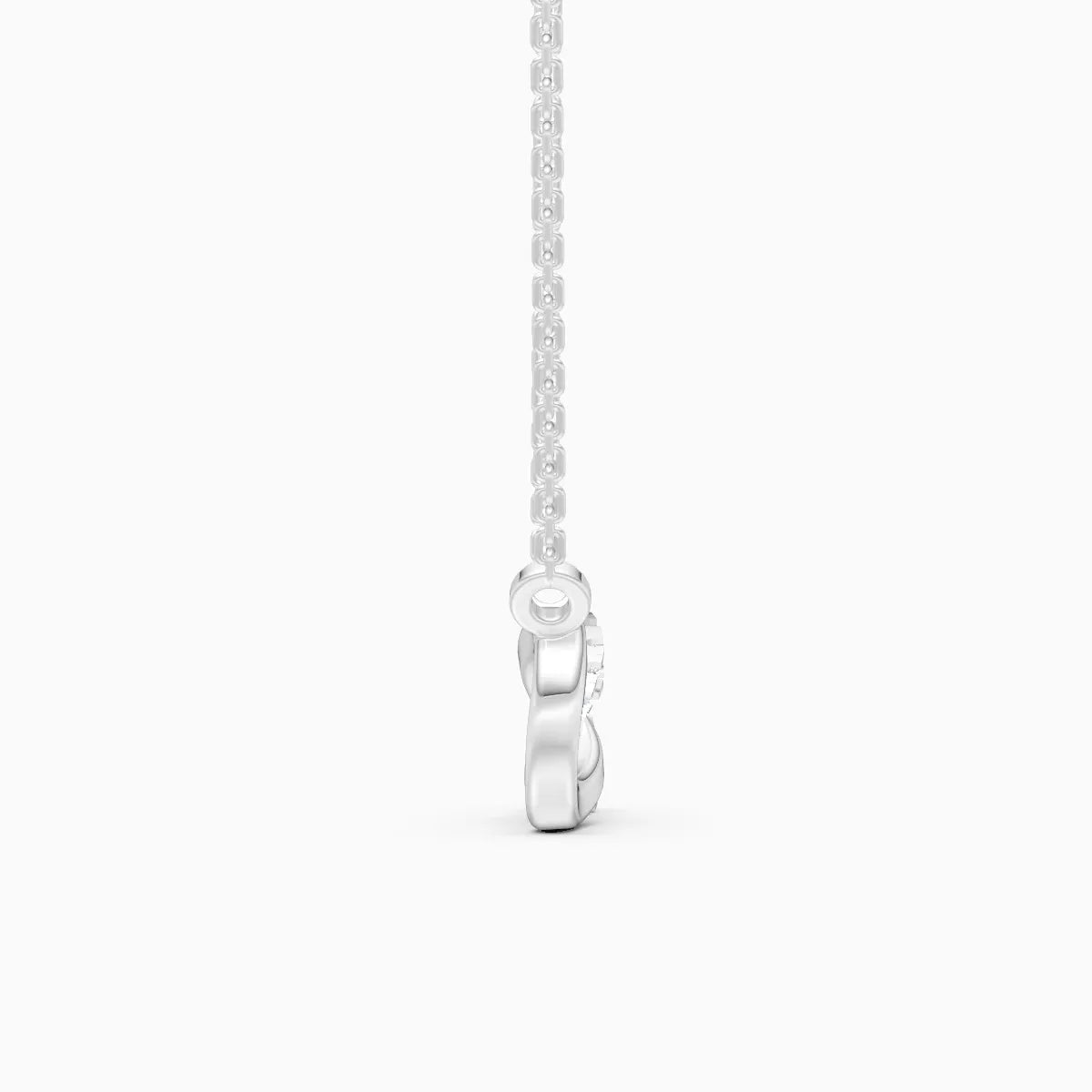 Infinity Love Lab Grown Diamond Necklace