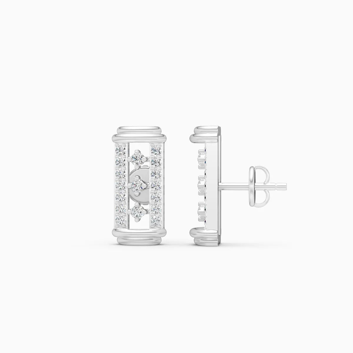 Round Timeless Sparkle Statement Earrings