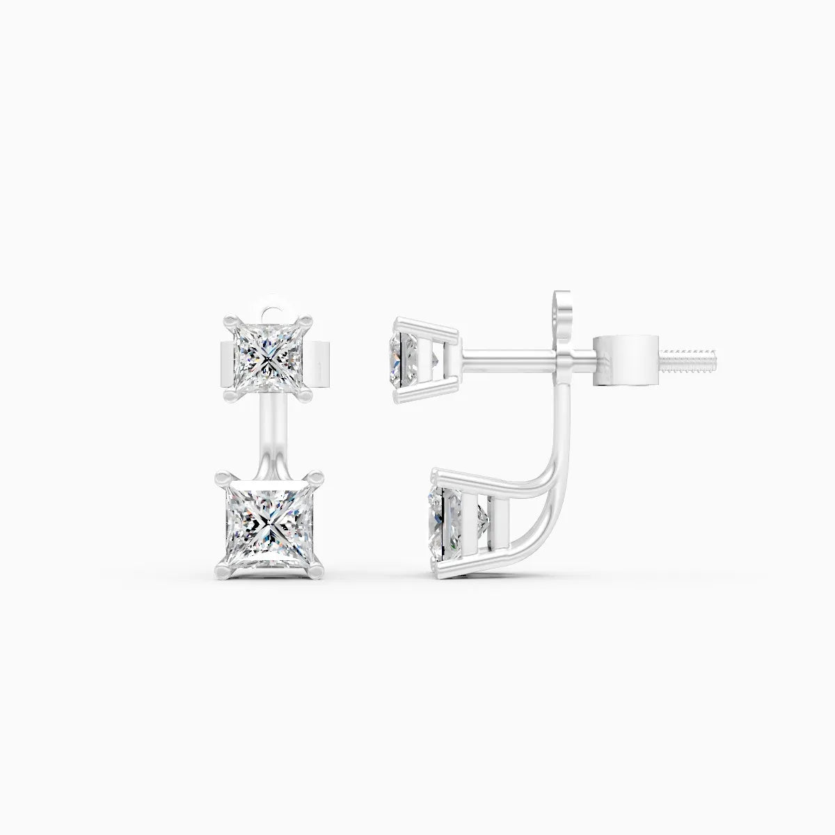Princess Duo Drop Studs