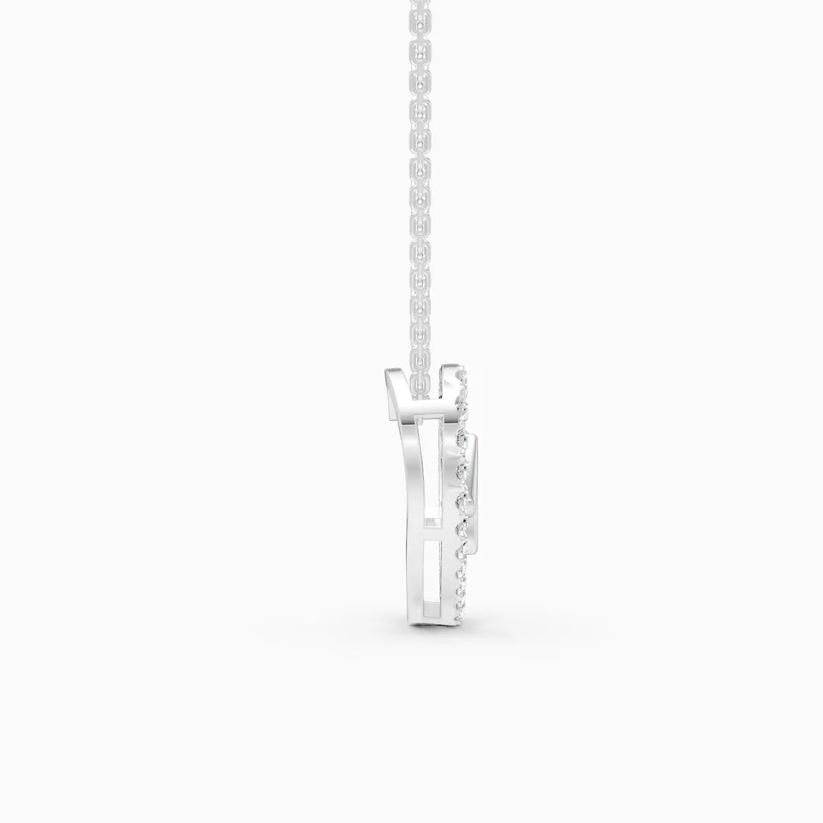 Heartbeat Diamond Pendant With Chain
