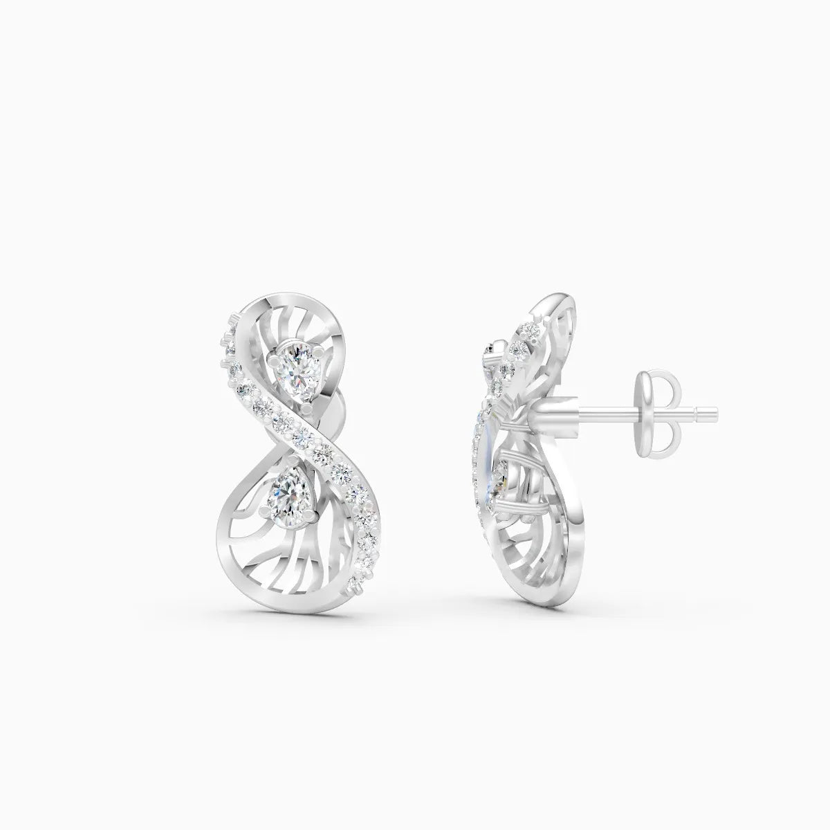 Infinity Glow Lab Grown Diamond Earrings