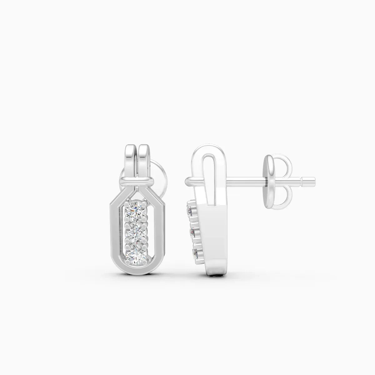 Vertical Row Earring