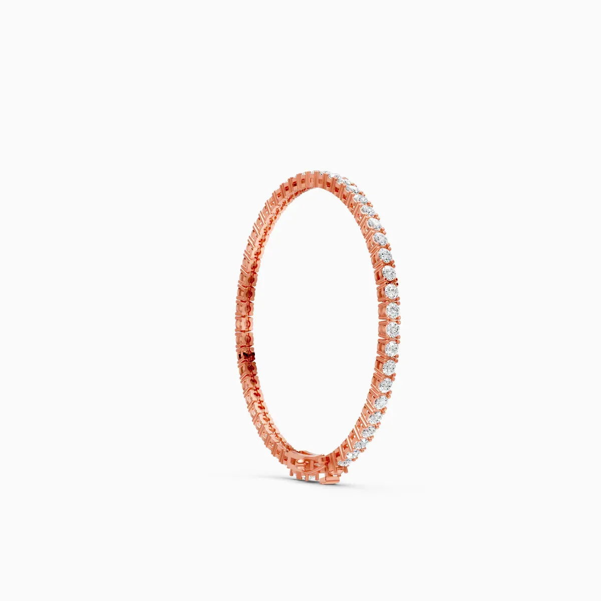 Round Solitaire Tennis Bracelet