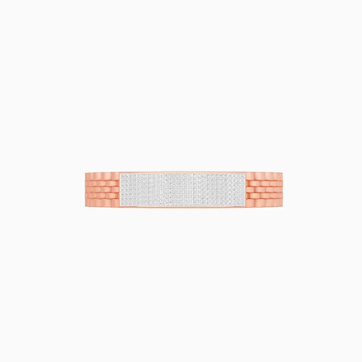 Luxurious Gold and Diamond Men's Bracelet