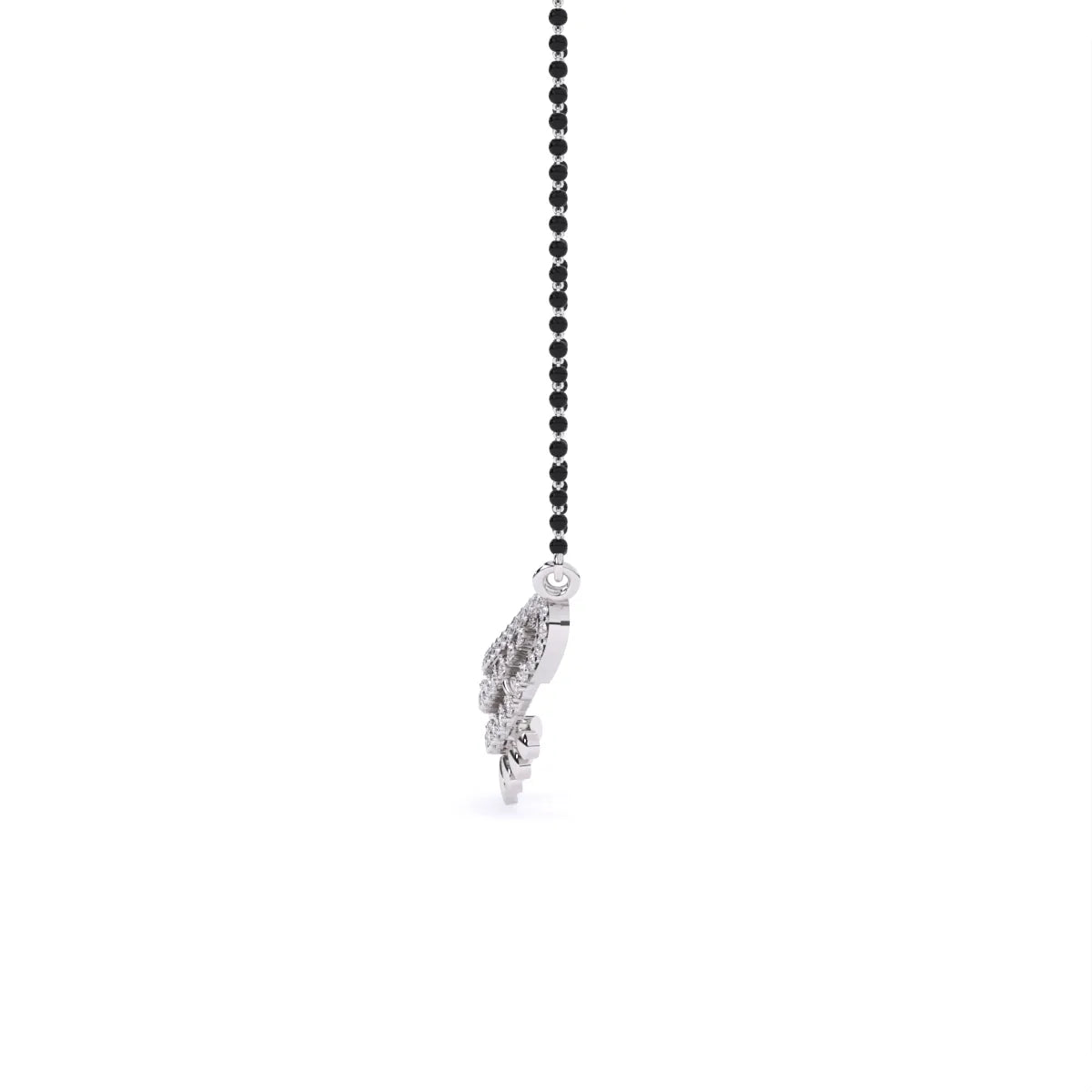 Modern Layered Small Diamond Mangalsutra