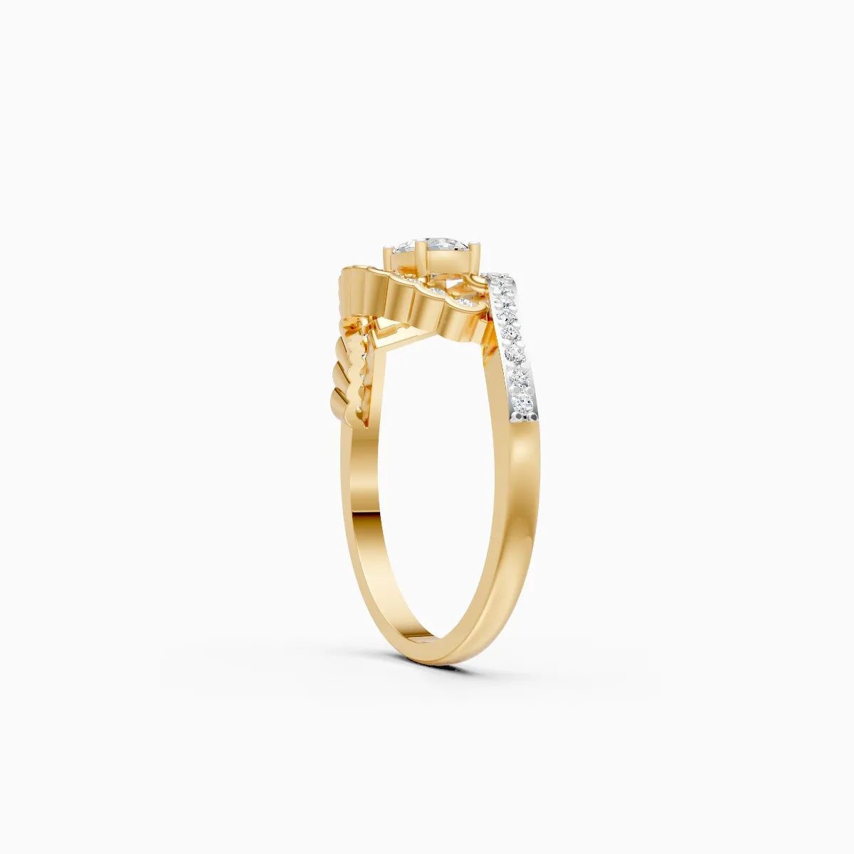 Eclat Curve Lab-Grown Diamond Ring