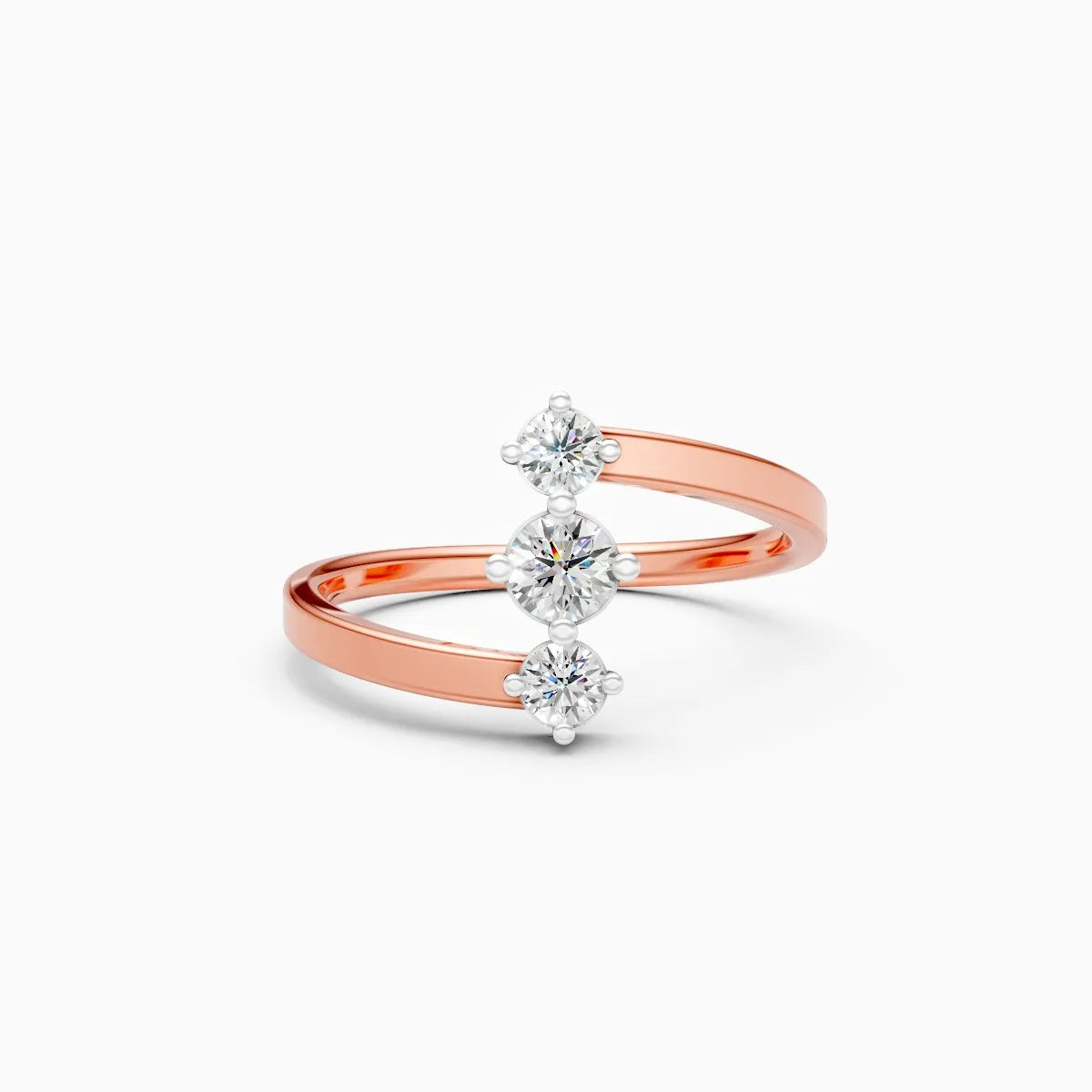 Twin Arc Lab Grown Diamond Ring