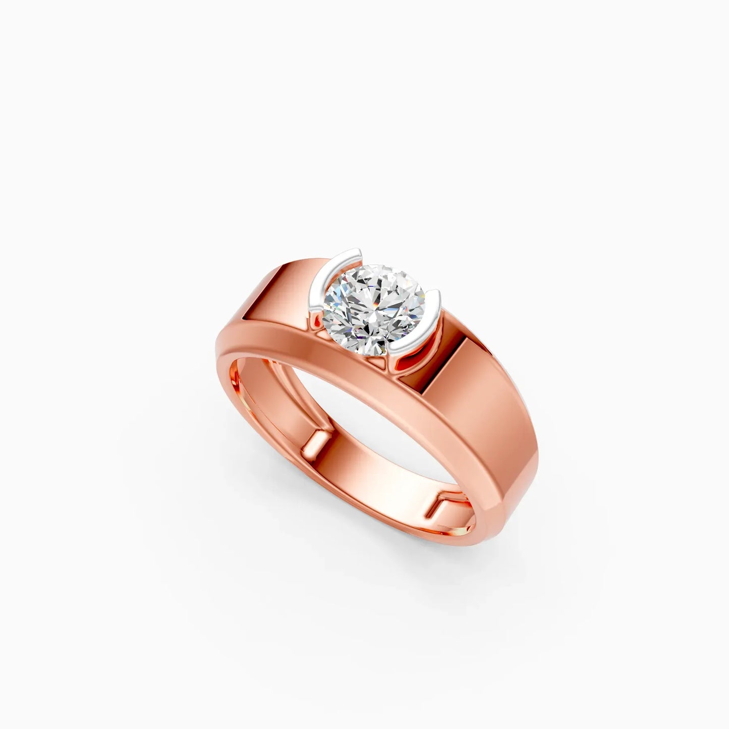 Refined Charm Solitaire Diamond Ring