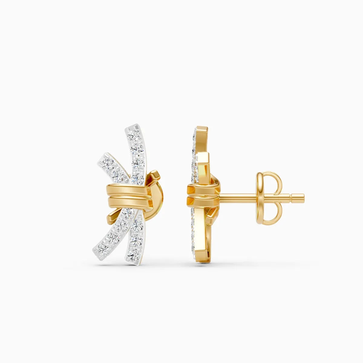 Regal Knot Lab Grown Diamond Earrings