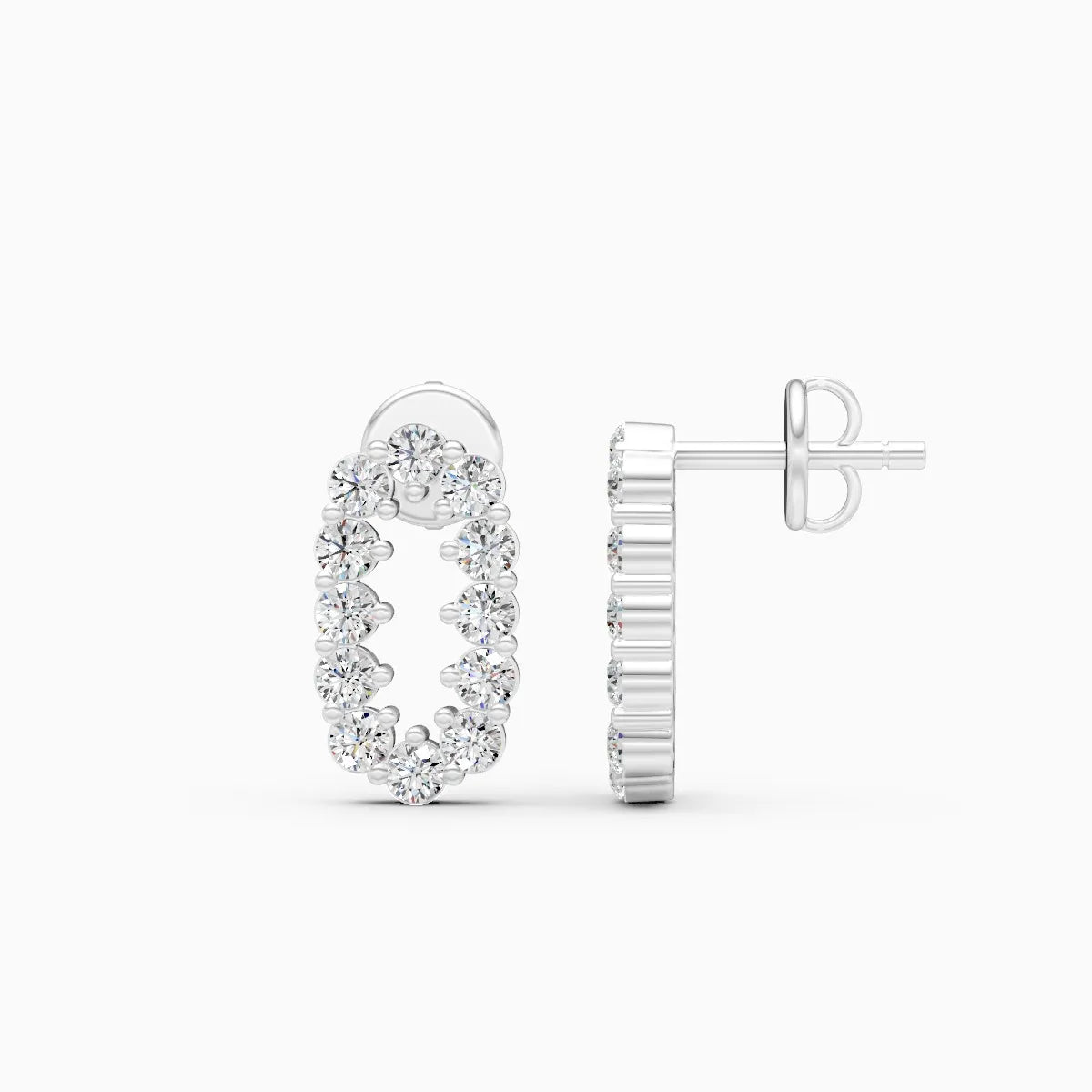 Grace Loop Lab Grown Diamond Earrings
