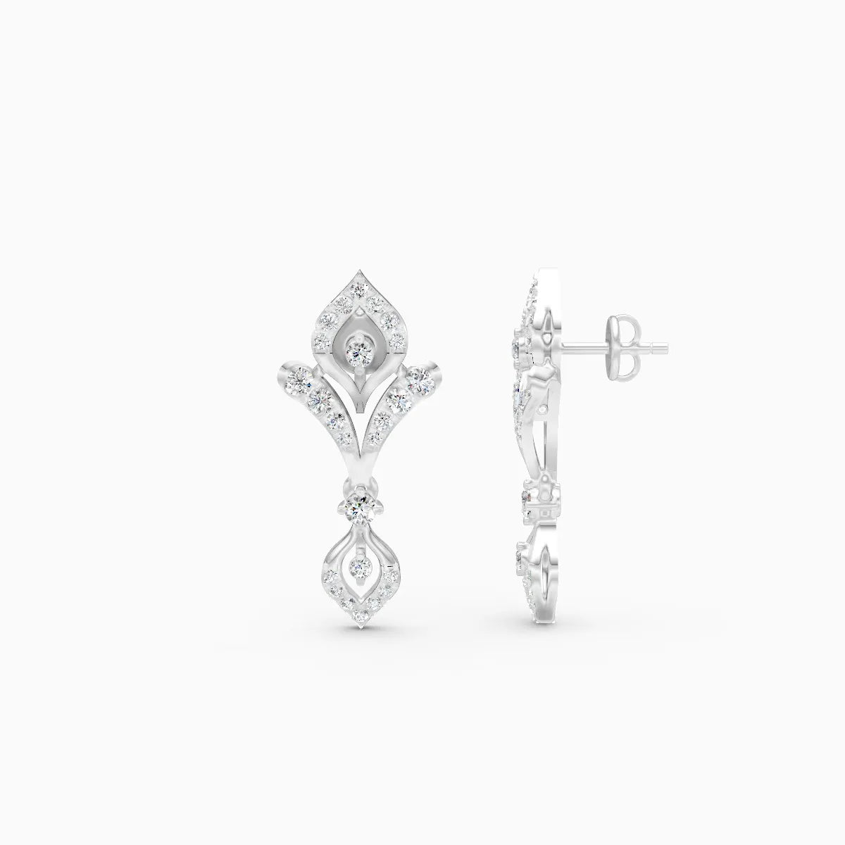 Petal Aura Lab Grown Diamond Earrings