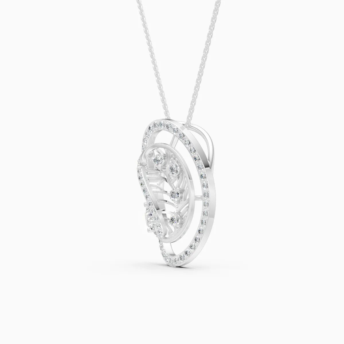 Eternal Swirl Lab Grown Diamond Necklace Set