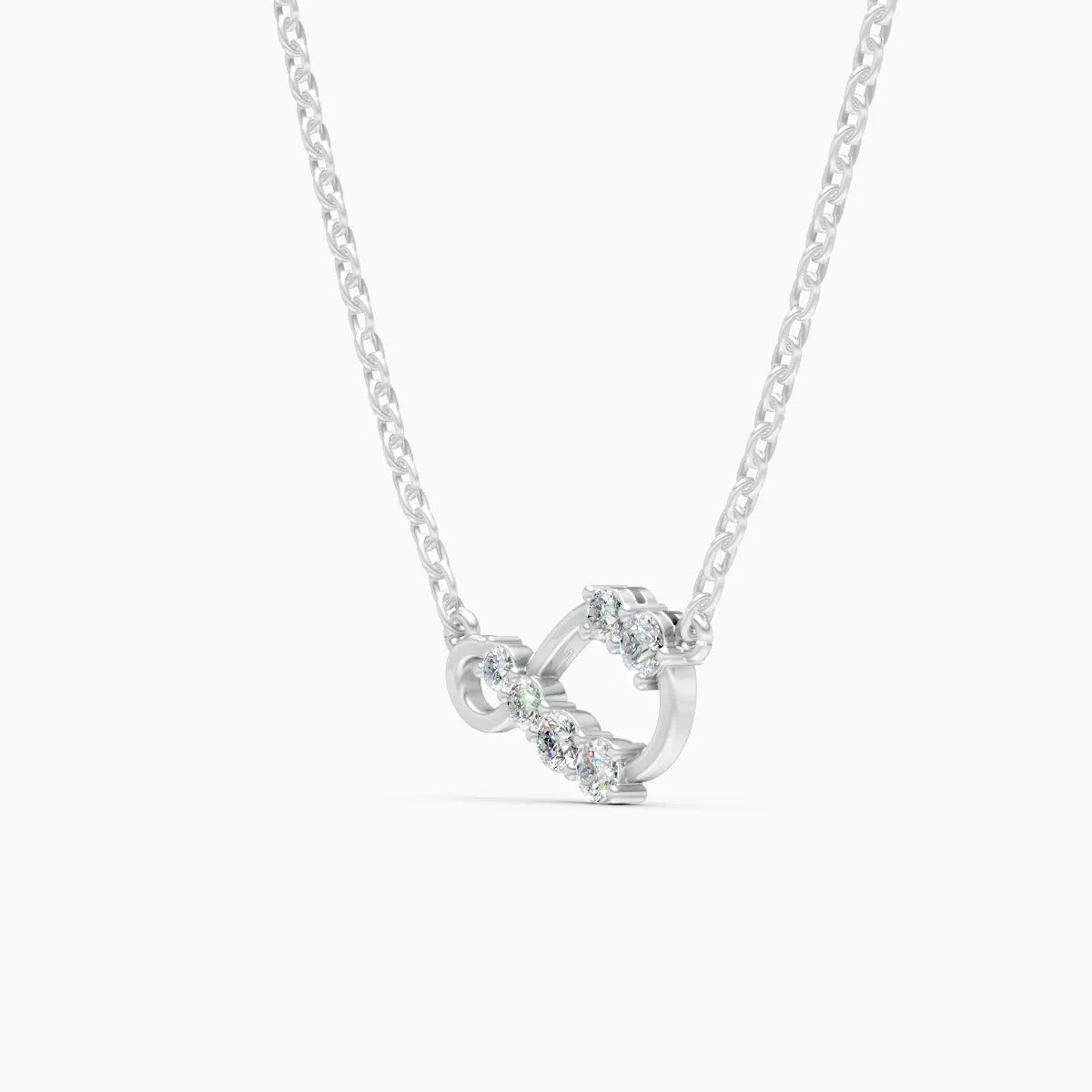 Infinite Curve Lab Grown Diamond Pendant