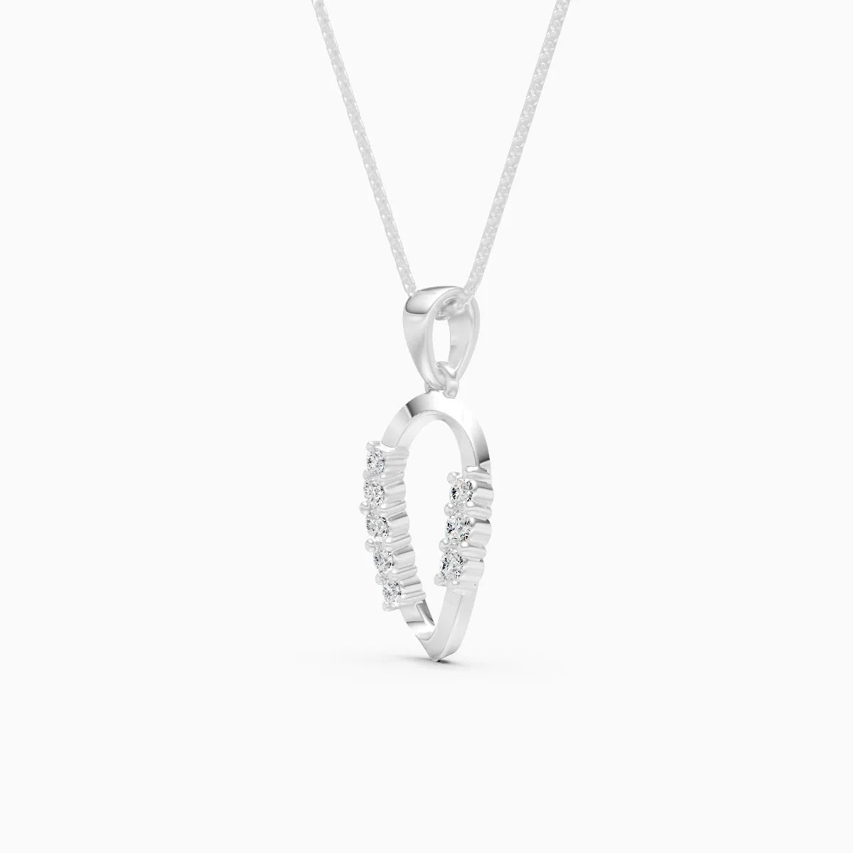 Modern Orbit Lab Grown Diamond Pendant