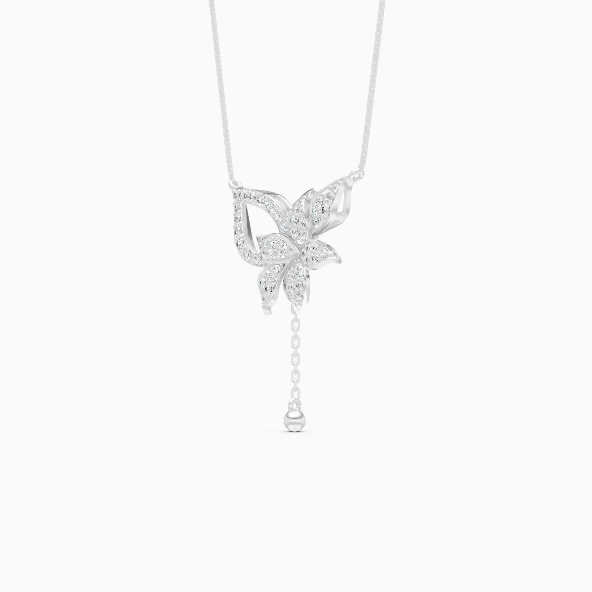 Petal Grace Lab Grown Diamond Pendant
