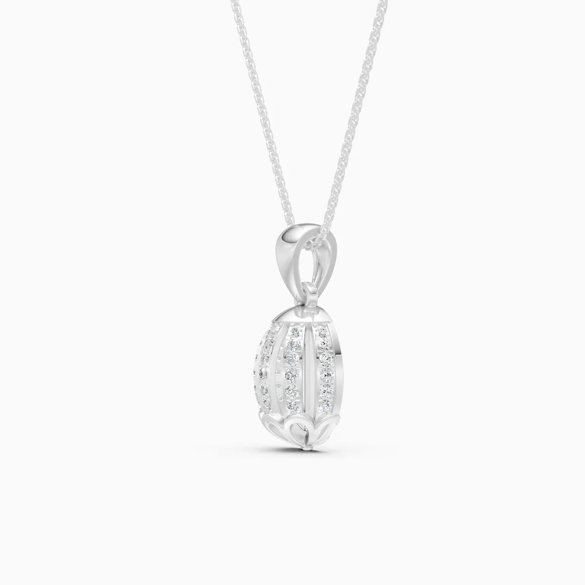 Artistic Ball Diamond Daily Wear Pendant