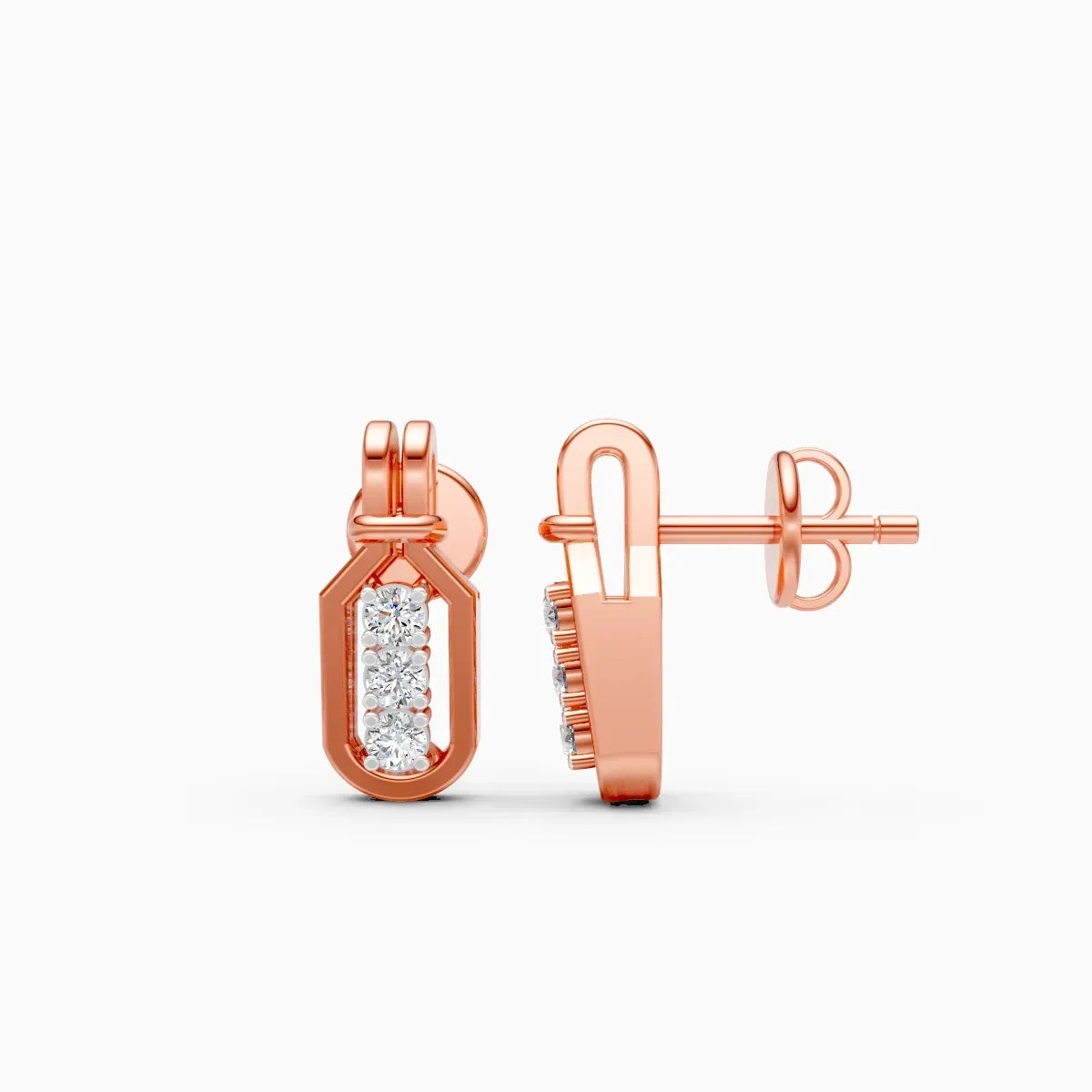 Vertical Row Earring