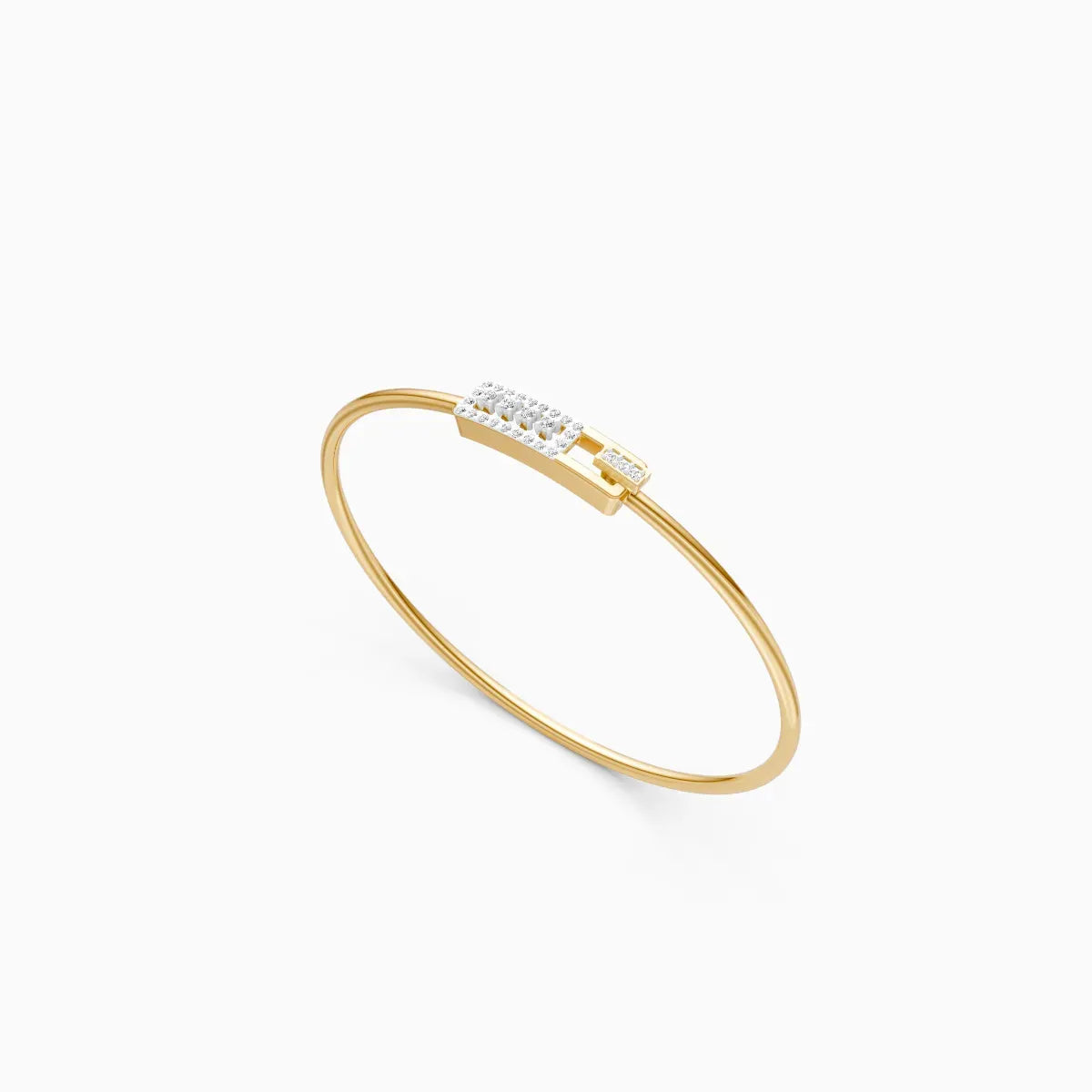 Classic Lab Grown Diamond Gold Bracelet
