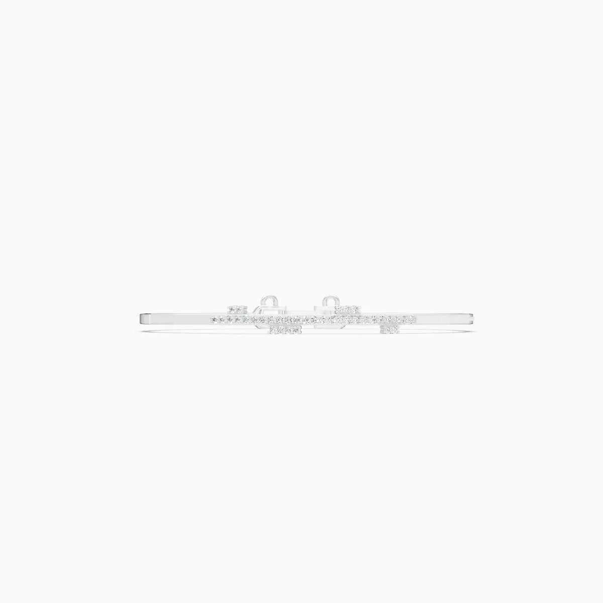 Single Line Light Weight Lab Grown Diamond Bracelet