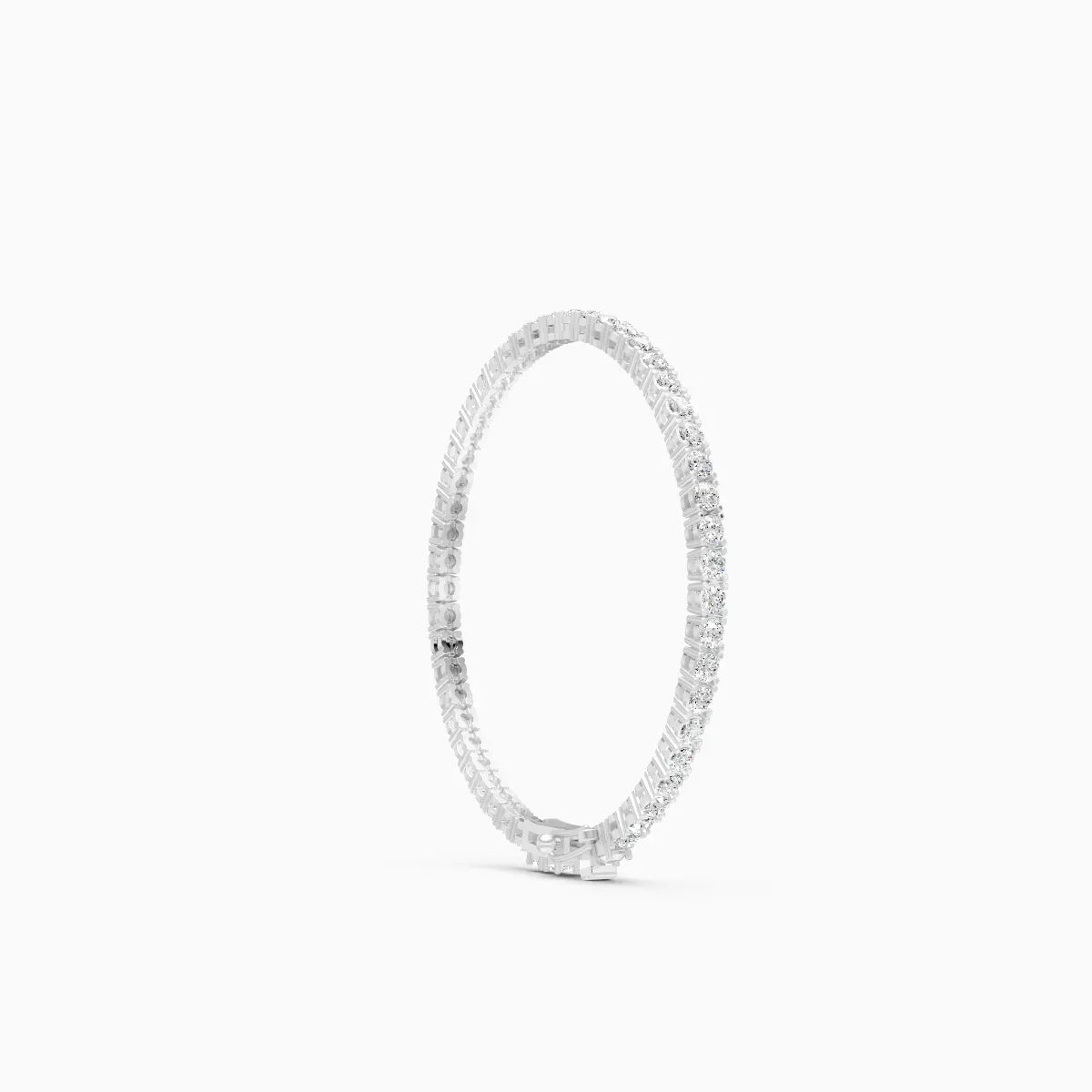 Round Solitaire Tennis Bracelet