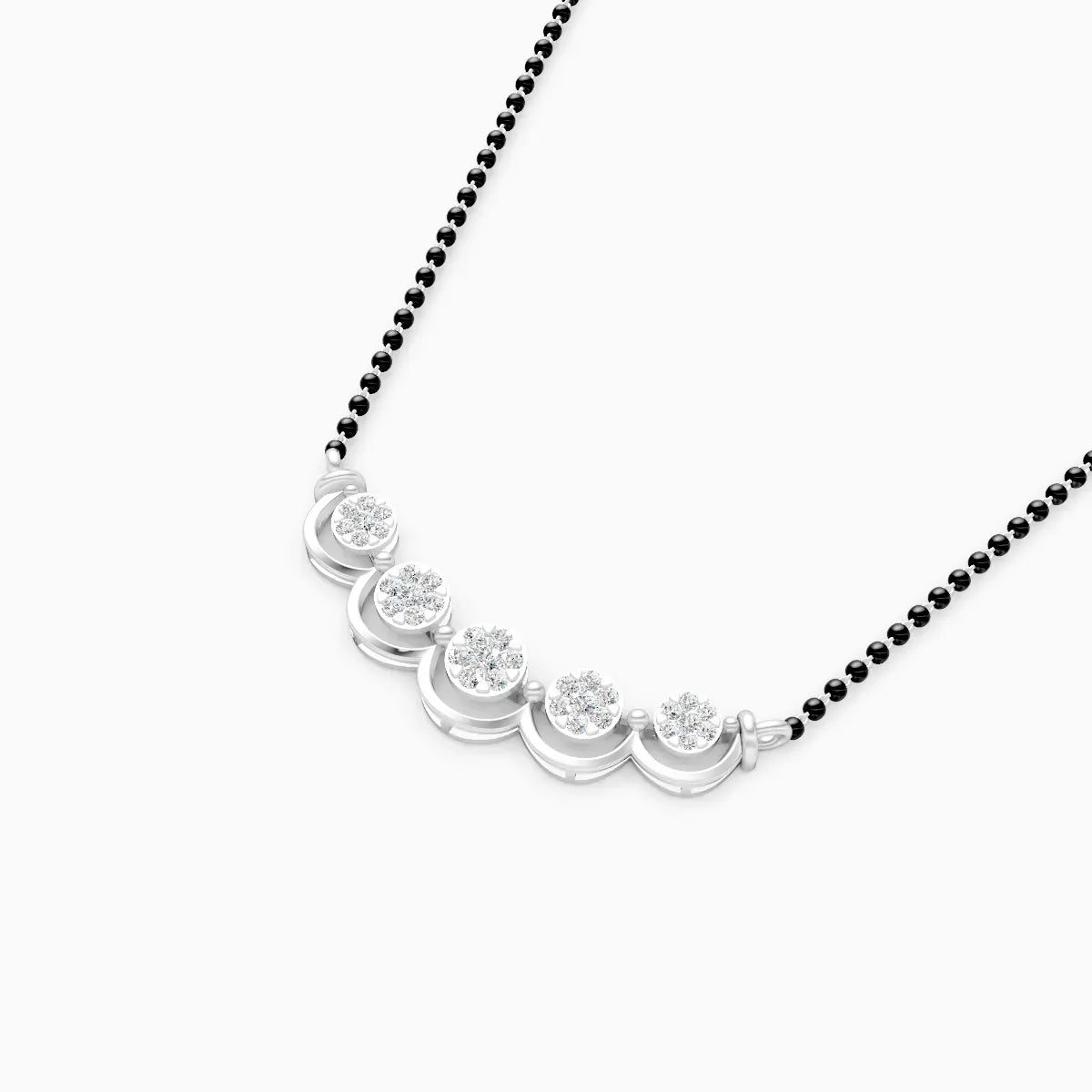 Five Round Cluster Timeless Mangalsutra