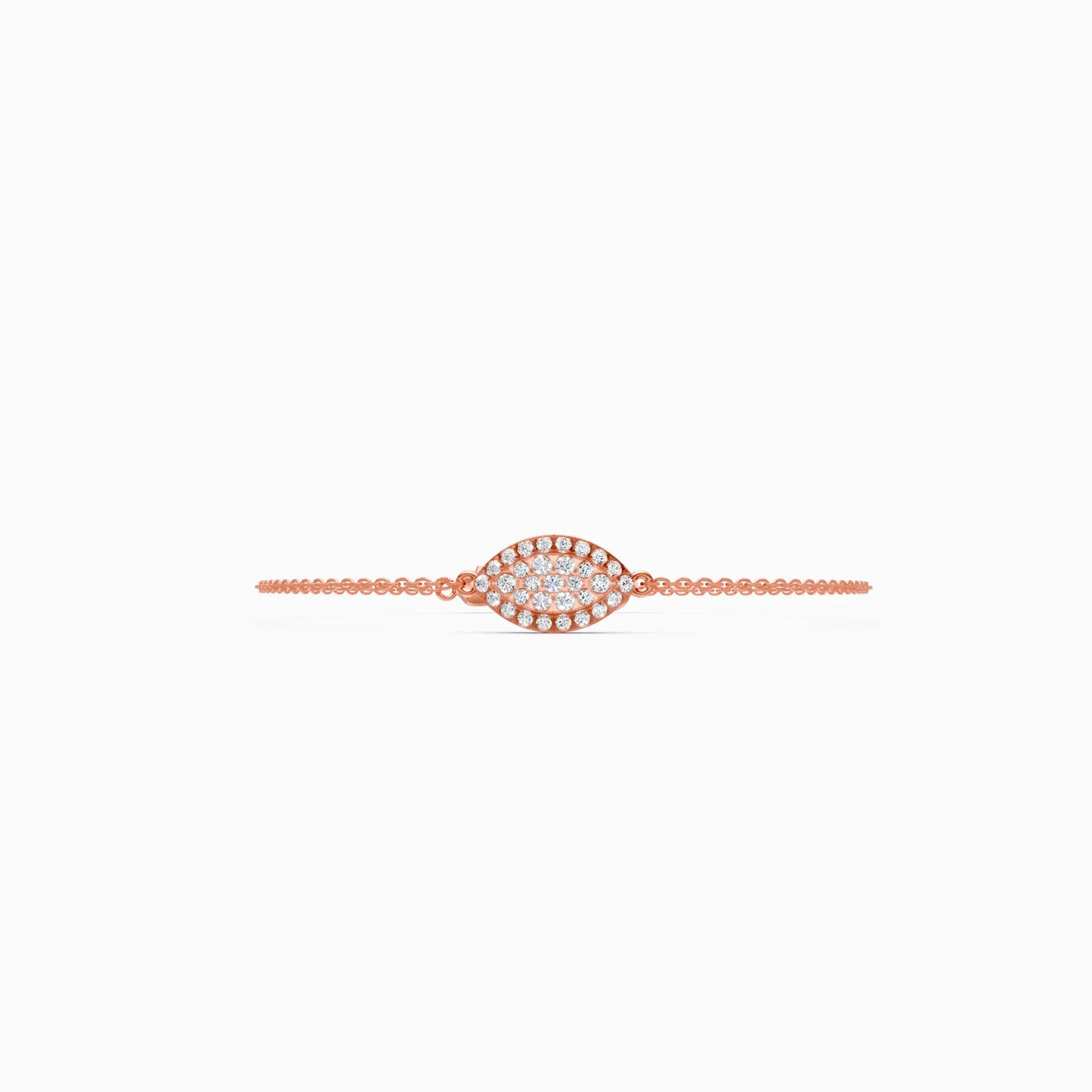 Stylish Luxe-Shaped Diamond Bracelet