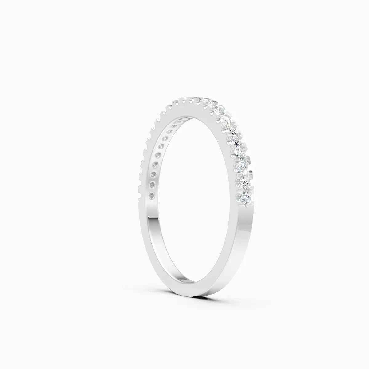 Dainty Diamond Row Band Ring