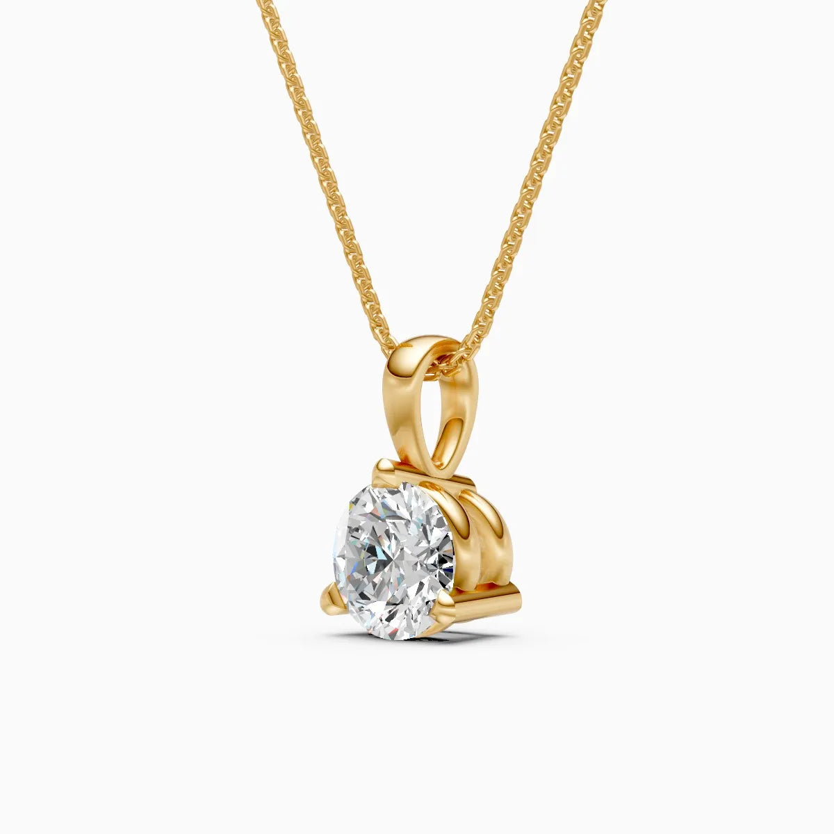 Pure Glow Solitaire Pendant