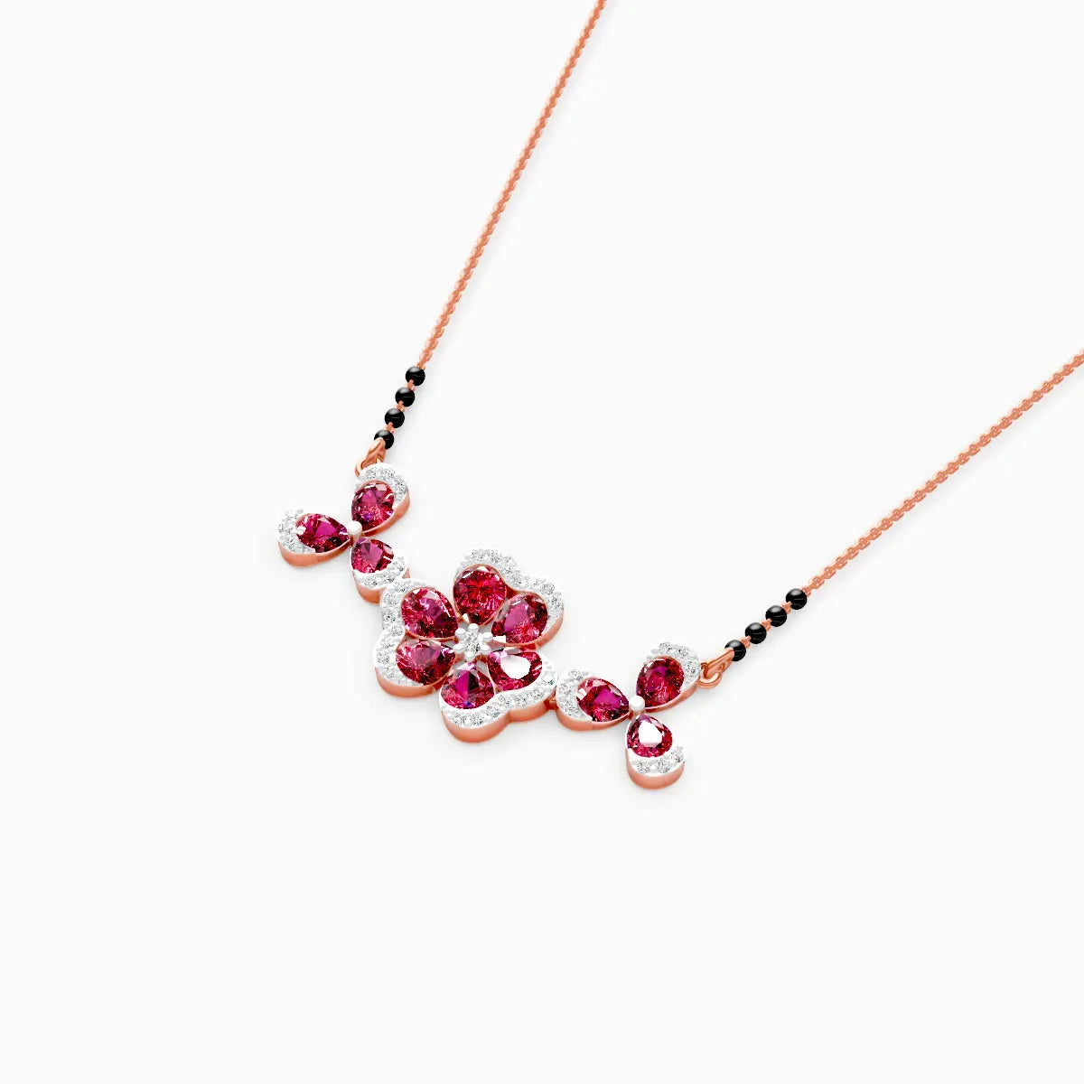 Floral Cluster Mangalsutra