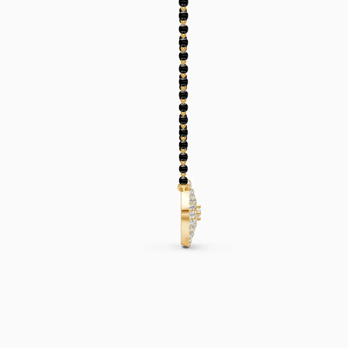 Cushion Shape Lab Grown Diamond Mangalsutra
