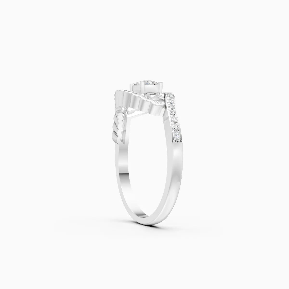Eclat Curve Lab-Grown Diamond Ring