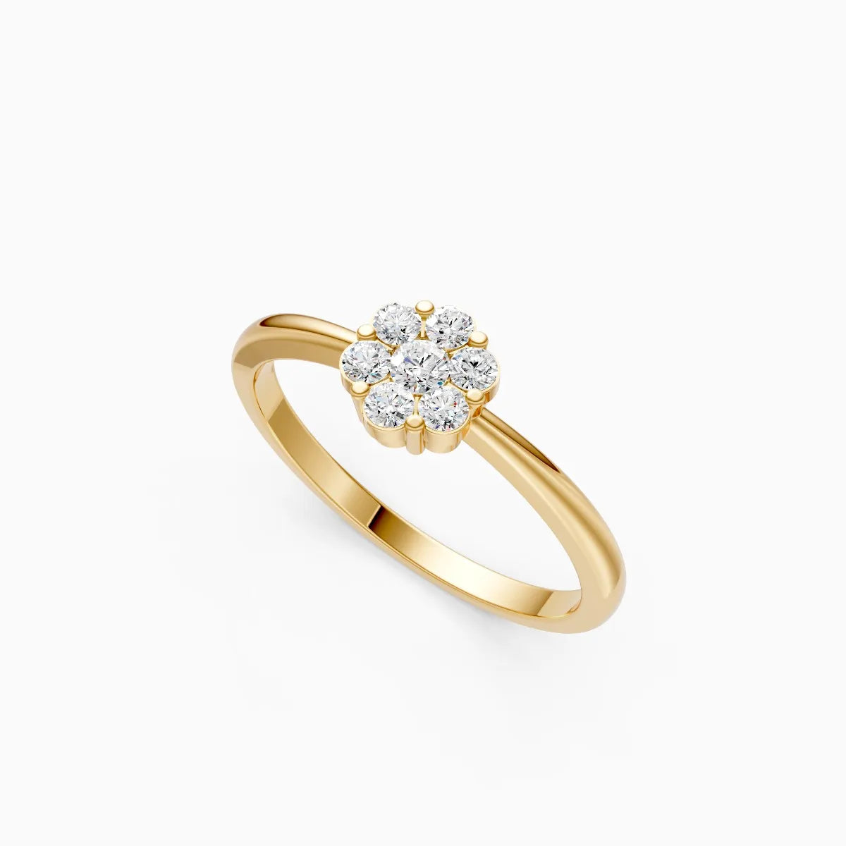 Floral Cluster Ring