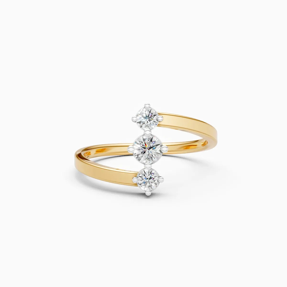 Twin Arc Lab Grown Diamond Ring