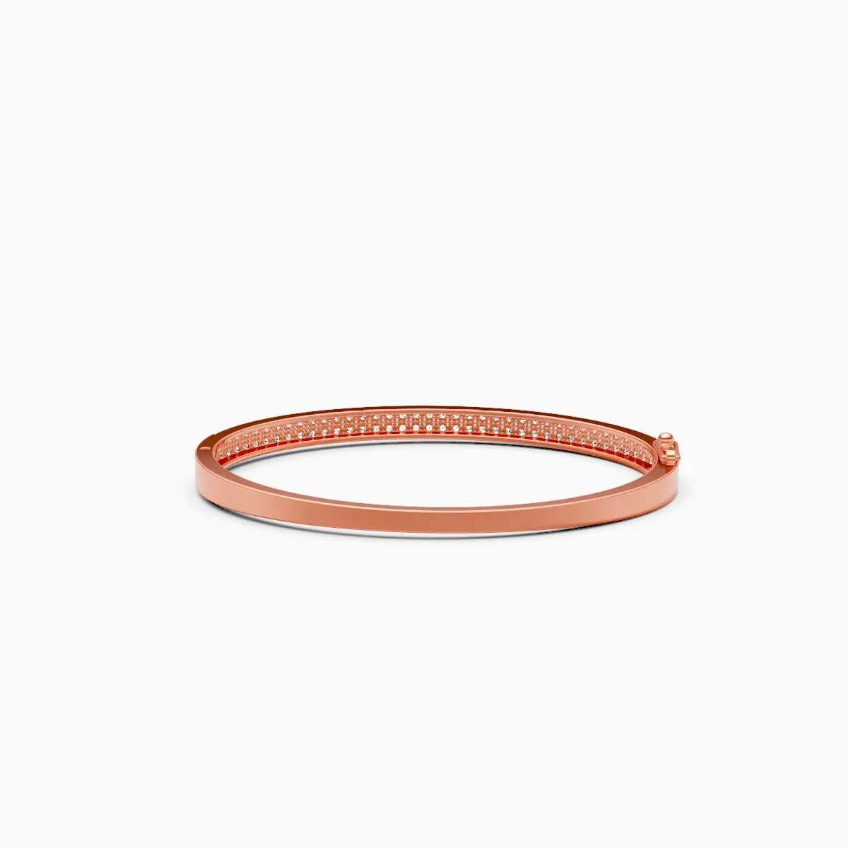 Eternity Two-Row Diamond Bangle