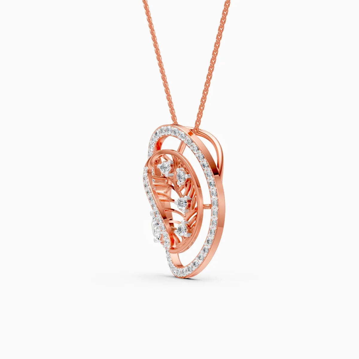 Eternal Swirl Lab Grown Diamond Necklace Set