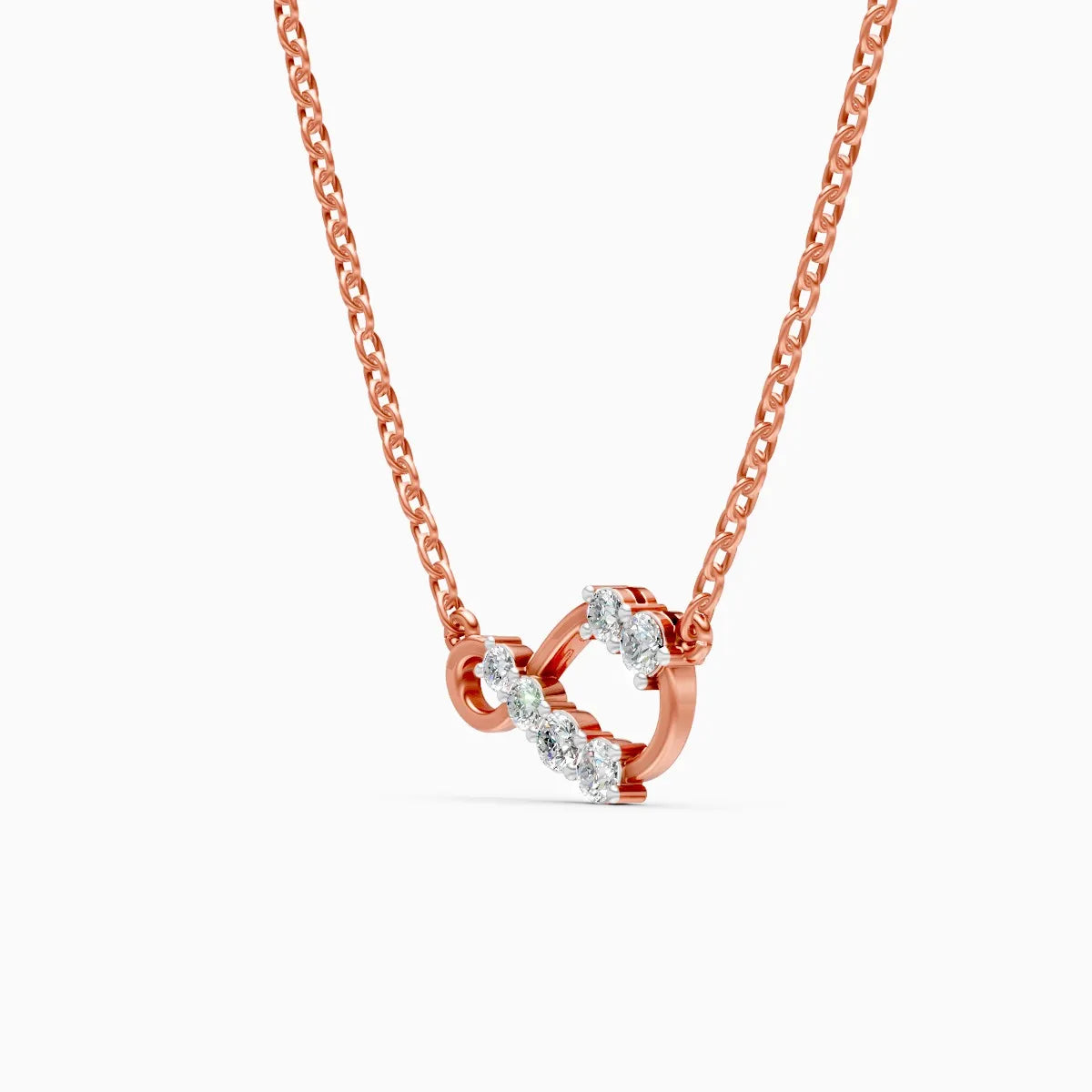 Infinite Curve Lab Grown Diamond Pendant