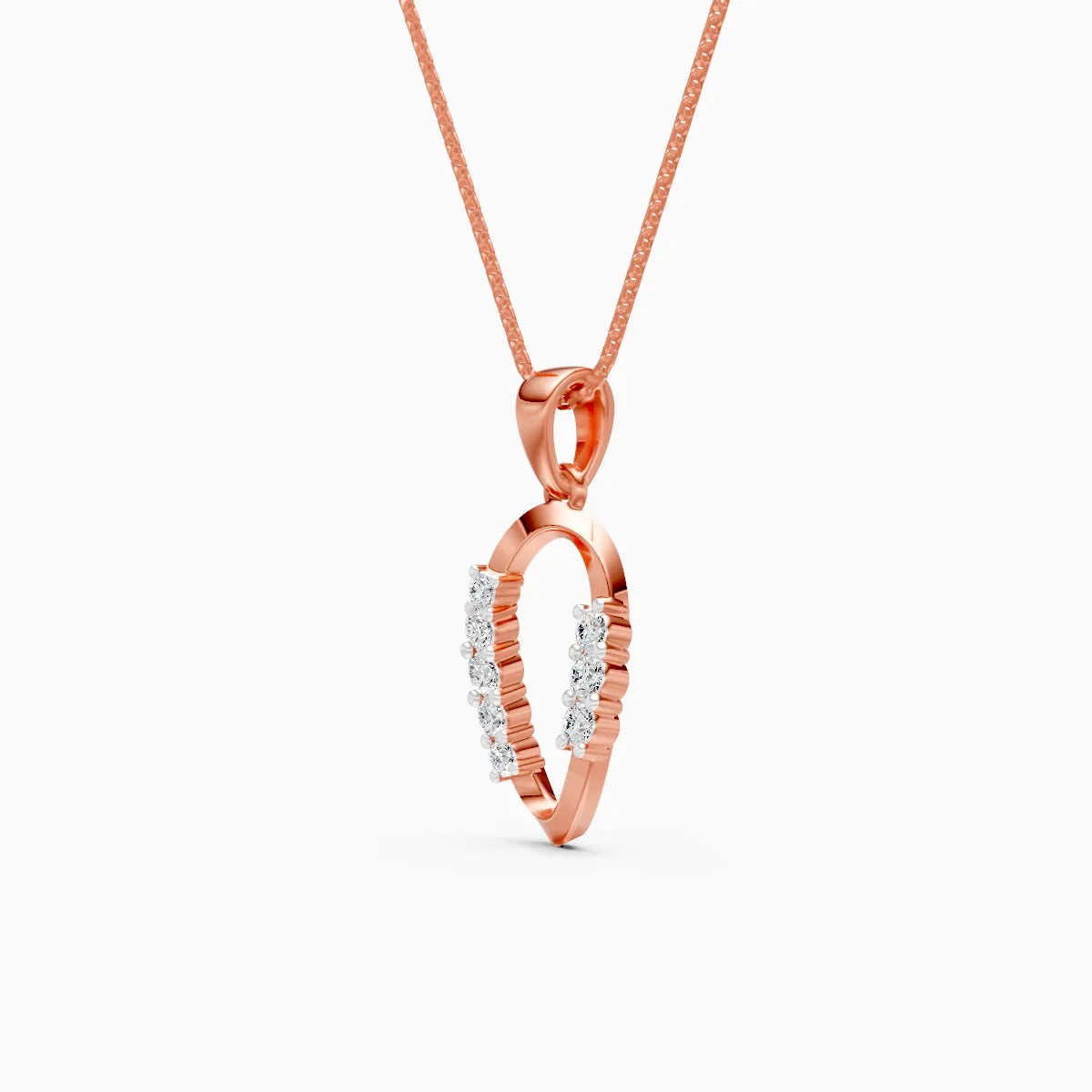 Modern Orbit Lab Grown Diamond Pendant