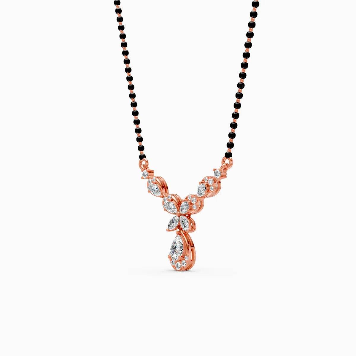 Blossom Drop Lab Grown Diamond Mangalsutra