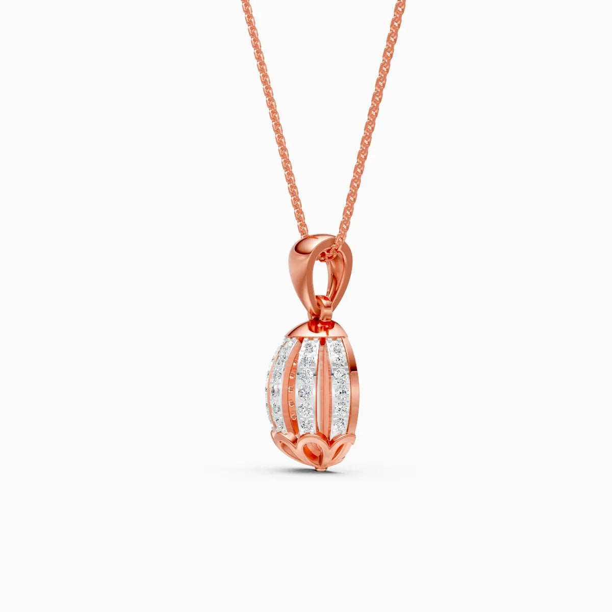 Artistic Ball Diamond Daily Wear Pendant
