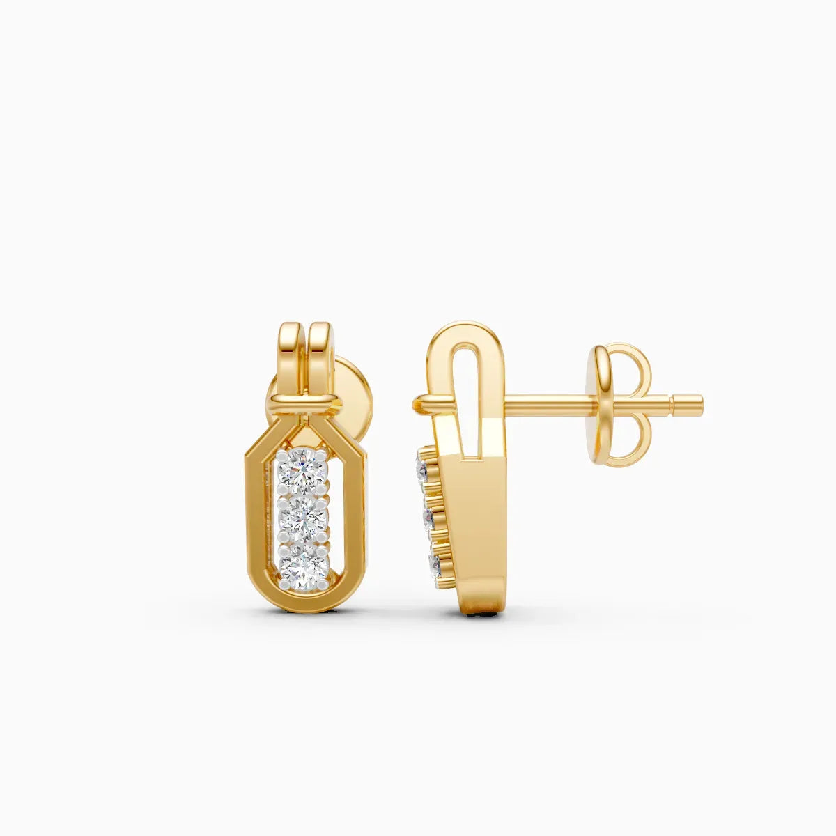 Vertical Row Earring