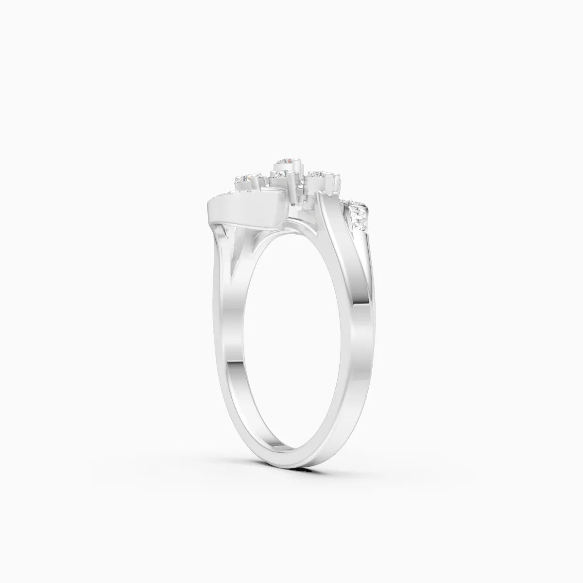 Whispering Petals Diamond Ring Timeless Elegance