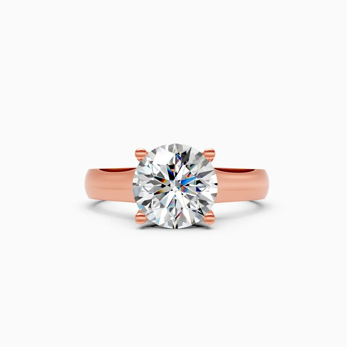 Stunning Single Solitaire Diamond Engagement Ring