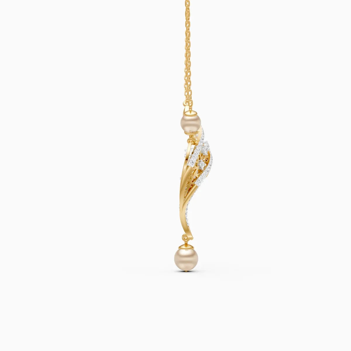 Feather Glow Lab Grown Diamond Pendant