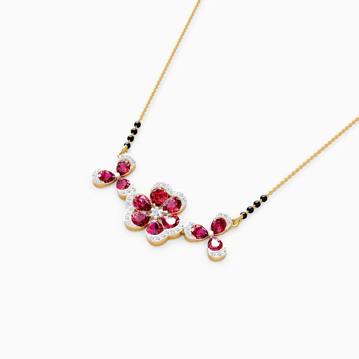 Floral Cluster Mangalsutra