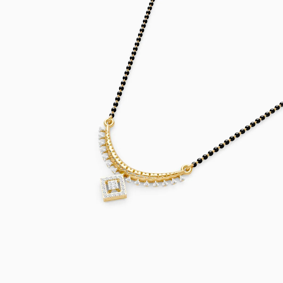 Elegant Gold Lab Grown Diamond Mangalsutra