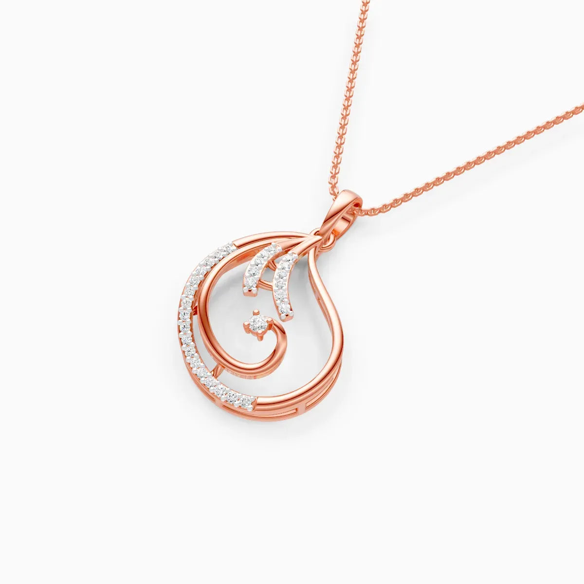 Elegant Stylish Lab Grown Diamond Pendant