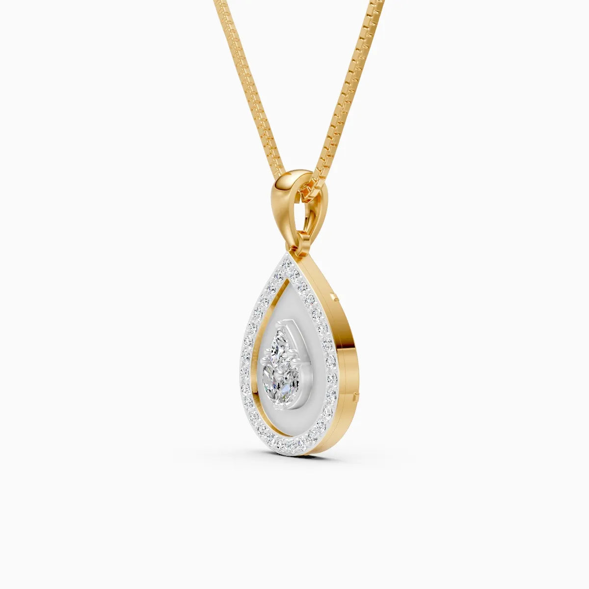 Twinkle Drop Lab Grown Diamond Pendant