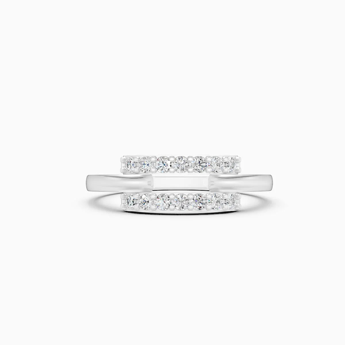 Open Curve Diamond Ring