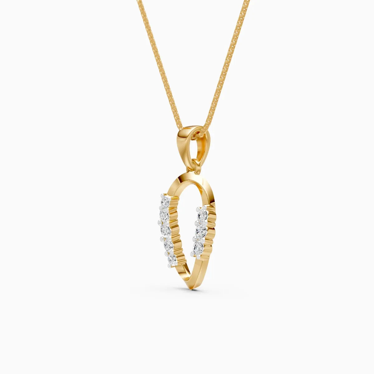 Modern Orbit Lab Grown Diamond Pendant
